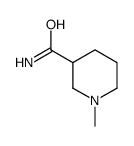 1-甲基-3-哌啶甲酰胺结构式