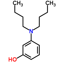 N,N-二丁基-3-氨基苯酚结构式