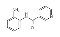 N-(2-氨基苯基)-烟酰胺结构式