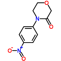 4-(3-Oxo-4-morpholinyl)nitrobenzene Structure