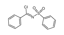 N-(氯苯基亚甲基)-苯磺酰胺结构式