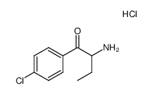 2-amino-1-(4-chlorophenyl)butan-1-one hydrochloride Structure