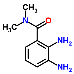 2,3-Diamino-N,N-dimethylbenzamide Structure