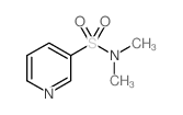 N,N-二甲基砒啶-3-磺酰胺结构式