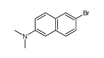 6-bromo-N,N-dimethylnaphthalen-2-amine Structure