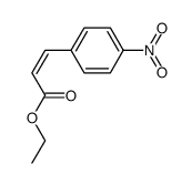 ethyl (Z)-3-(4-nitrophenyl)acrylate结构式