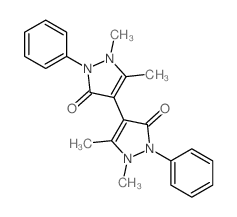 4-(1,5-dimethyl-3-oxo-2-phenyl-pyrazol-4-yl)-1,5-dimethyl-2-phenyl-pyrazol-3-one Structure