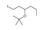 1-iodo-3-[(2-methylpropan-2-yl)oxy]hexane Structure