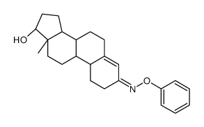 17β-Hydroxyestr-4-en-3-one O-phenyl oxime结构式