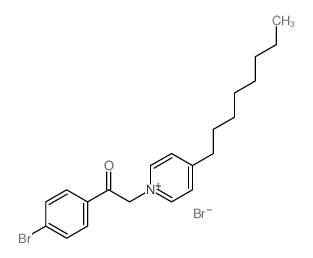 1-(4-bromophenyl)-2-(4-octylpyridin-1-yl)ethanone结构式