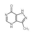 7H-Pyrazolo[4,3-d]pyrimidin-7-one,1,6-dihydro-3-methyl- Structure