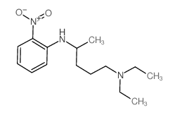 N,N-diethyl-N-(2-nitrophenyl)pentane-1,4-diamine结构式
