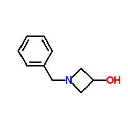 1-苄基氮杂环丁烷-3-醇结构式