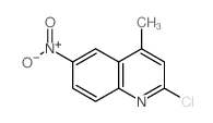 2-Chloro-4-methyl-6-nitro-quinoline Structure