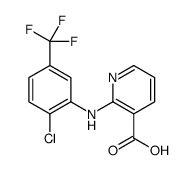 2-[2-chloro-5-(trifluoromethyl)anilino]pyridine-3-carboxylic acid Structure