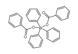 triphenylbismuth dibenzoate Structure