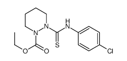 ethyl 2-[(4-chlorophenyl)carbamothioyl]diazinane-1-carboxylate Structure