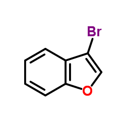 3-溴-1-苯并呋喃结构式
