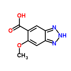 6-Methoxy-1H-benzotriazole-5-carboxylic acid Structure