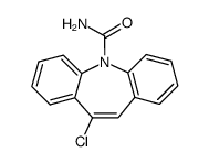 10-chloro-5H-dibenz[b,f]azepine-5-carboxamide Structure