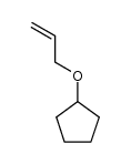 allyl cyclopentyl ether Structure