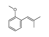 1-methoxy-2-(2-methylprop-1-enyl)benzene Structure