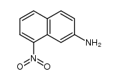 8-硝基萘-2-胺结构式