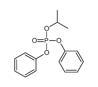 isopropyl diphenyl phosphate Structure