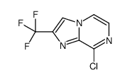 8-氯-2-三氟甲基咪唑并[1,2-a]吡嗪结构式