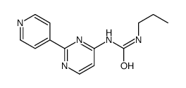 1-propyl-3-(2-pyridin-4-ylpyrimidin-4-yl)urea结构式
