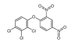 1,2,3-trichloro-4-(2,4-dinitrophenoxy)benzene Structure