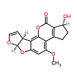 黄曲霉毒醇Ⅱ结构式