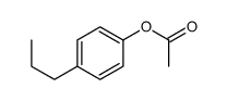 p-propylphenyl acetate结构式