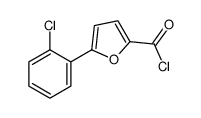 5-(2-chlorophenyl)furan-2-carbonyl chloride结构式