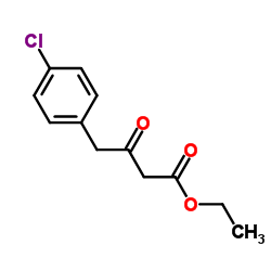 4-(4-氯苯基)-3-氧代丁酸乙酯结构式