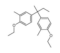 1-ethoxy-4-[2-(4-ethoxy-3-methylphenyl)butan-2-yl]-2-methylbenzene结构式