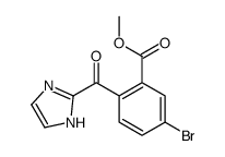 methyl 5-bromo-2-(1H-imidazole-2-carbonyl)benzoate结构式