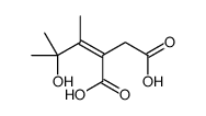 2-(3-hydroxy-3-methylbutan-2-ylidene)butanedioic acid结构式