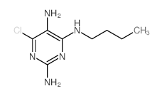 2,4,5-Pyrimidinetriamine,N4-butyl-6-chloro-结构式
