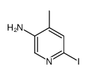 6-碘-4-甲基吡啶-3-胺结构式