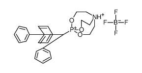 5-trityl-4,6,11-trioxa-1-azonia-5-phosphoniabicyclo[3.3.3]undecane,tetrafluoroborate结构式