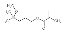 3-(甲氧基二甲基硅烷基)丙基 甲基丙烯酸酯结构式