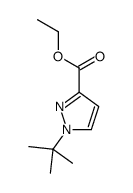 1-叔丁基-1H -吡唑- 3 -羧酸乙酯结构式