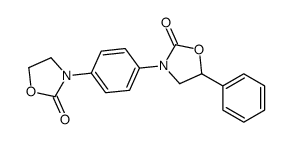 3,3'-(1,4-Phenylene)bis(5-phenyloxazolidin-2-one) Structure