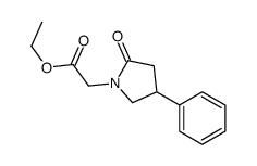 2-Oxo-4-phenyl-1-pyrrolidineacetic Acid Ethyl Ester结构式