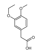 Acetic acid, (3-ethoxy-4-methoxyphenyl)- (5CI) Structure