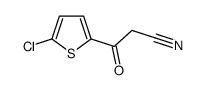 3-(5-氯-2-噻吩)-3-氧丙腈结构式