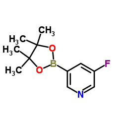 5-Fluoropyridine-3-boronic acid pinacol ester Structure