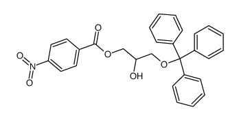 [R,(-)]-3-O-Trityl-D-glycerol 1-(p-nitrobenzoate) Structure