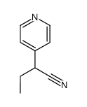 2-(4-pyridyl)butanenitrile Structure